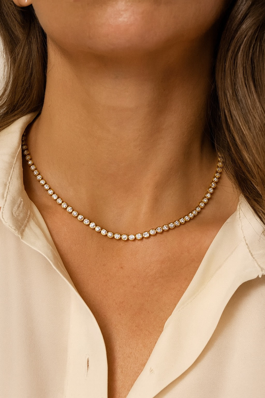 Tennis Necklace- 16"