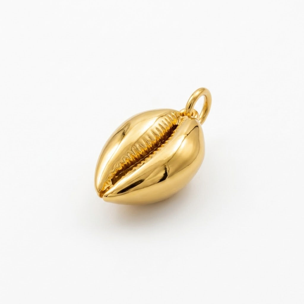 Cowrie Shell Charm- Small jump ring