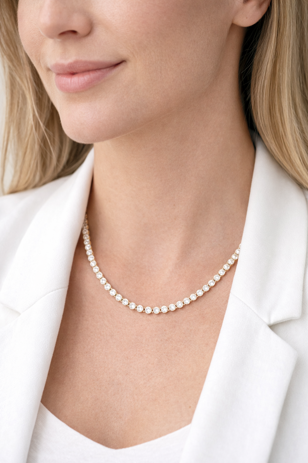 Tennis Necklace- 16"