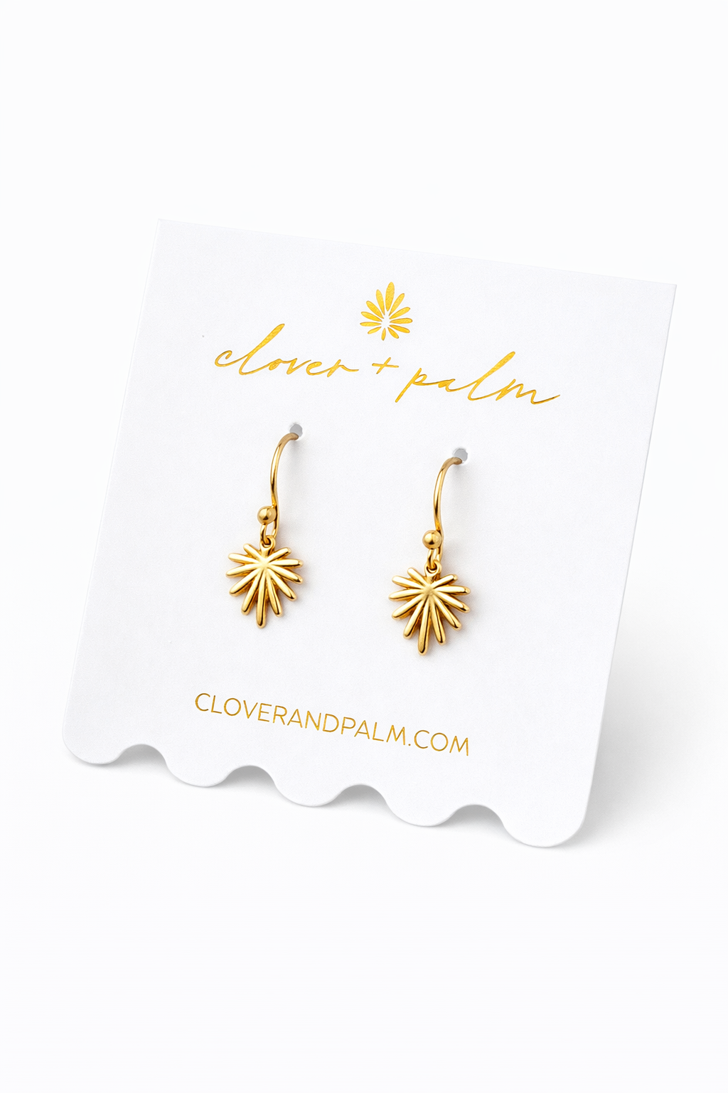 Signature Palm Dangle Earrings- Small