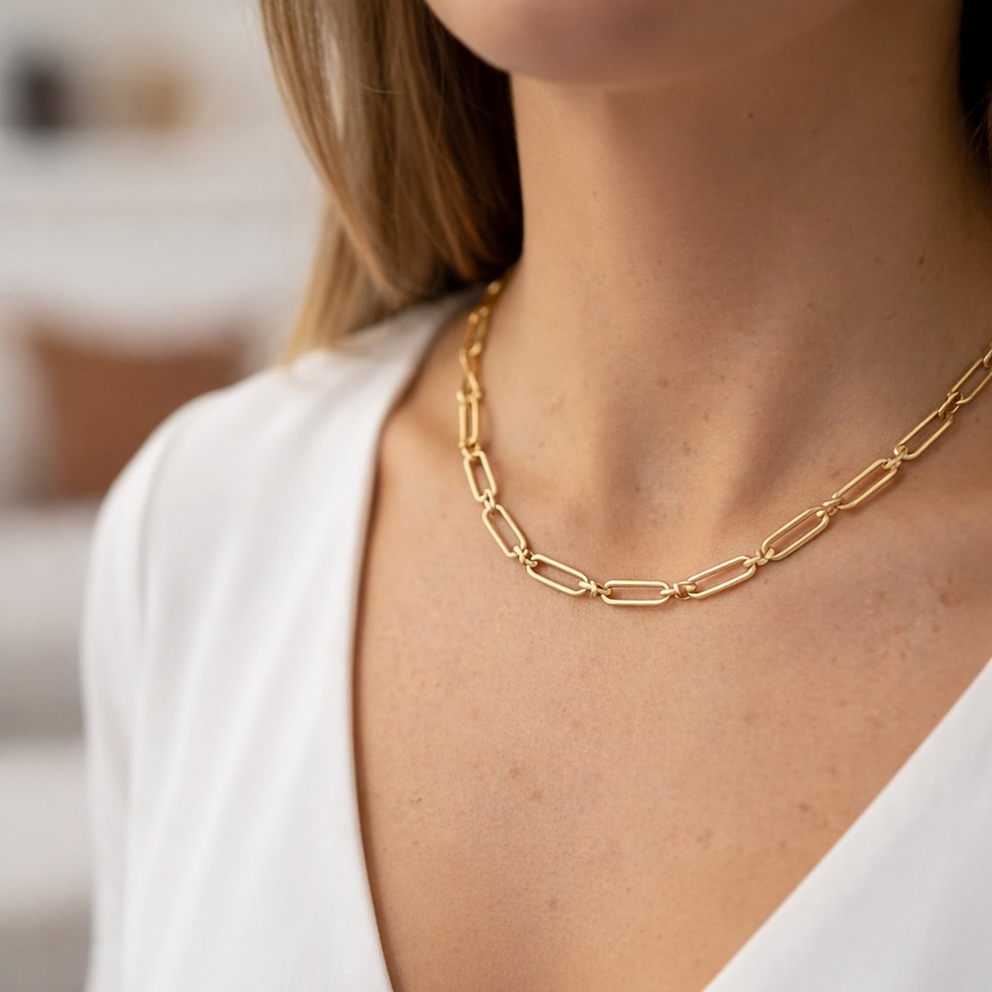 C+P Modern Paperclip Chain