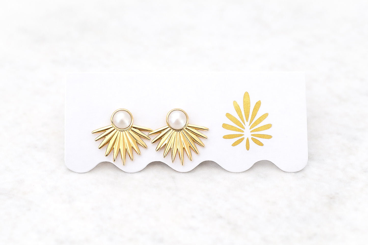 Palm Frond Pearl Posts