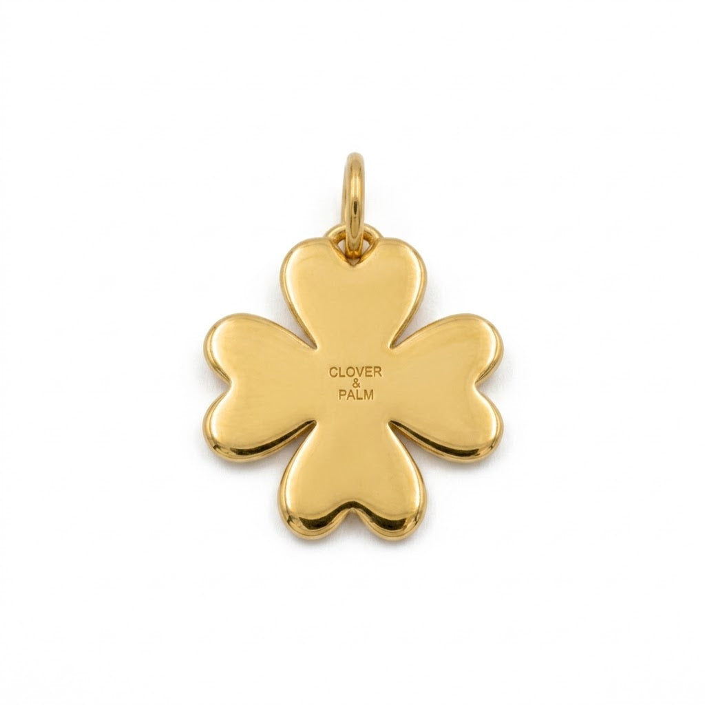 Clover Charm- Small jump ring