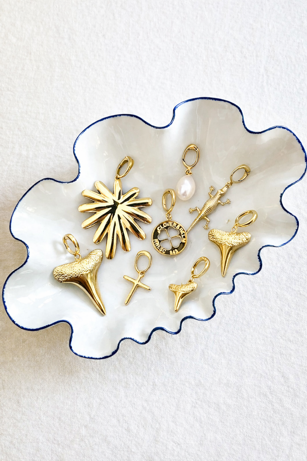 Signature Palm Dangle Earrings- Small