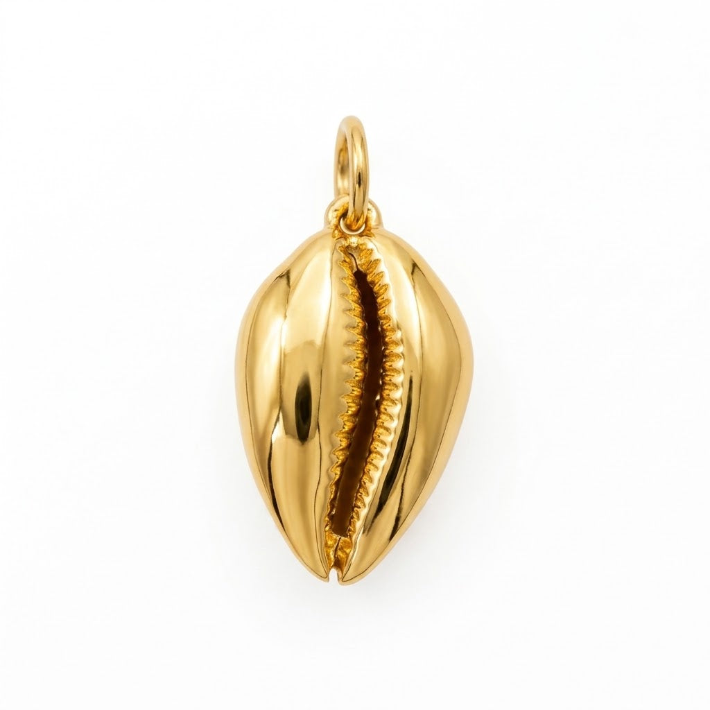 Cowrie Shell Charm- Small jump ring
