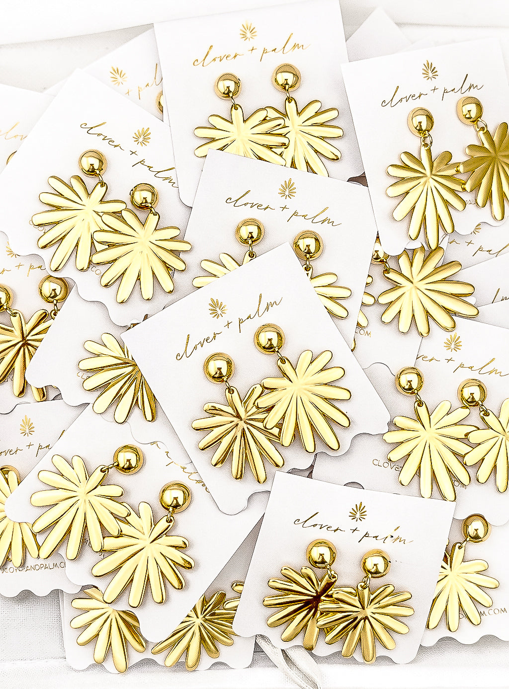 Signature Palm Post Earrings- Large