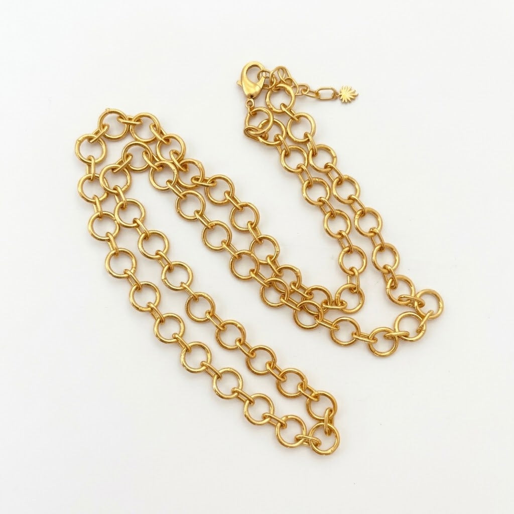 C & P Harbor Link Chain  Necklace Long