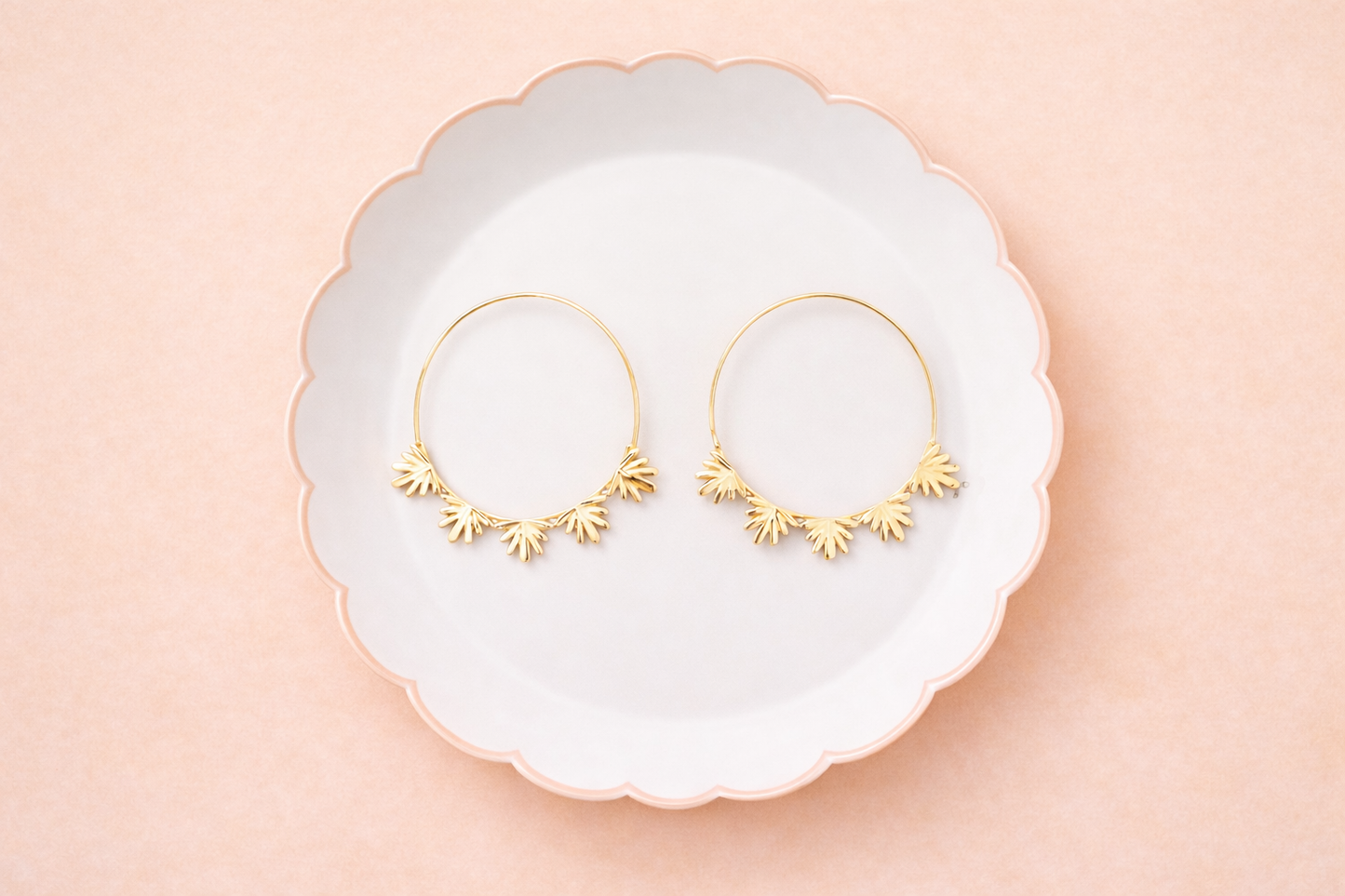 Signature Palm Dangle Earrings- Small