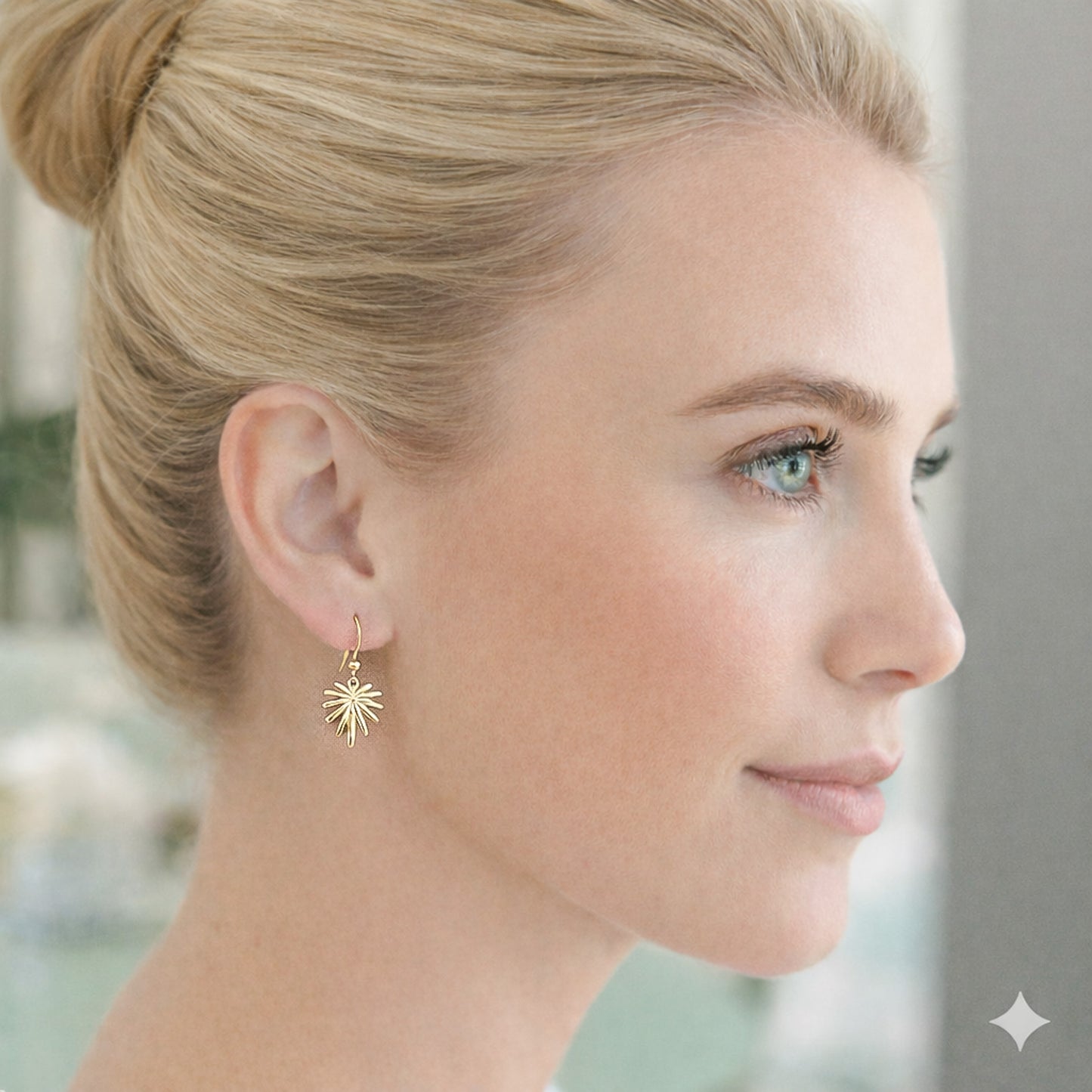 Signature Palm Dangle Earrings- Small