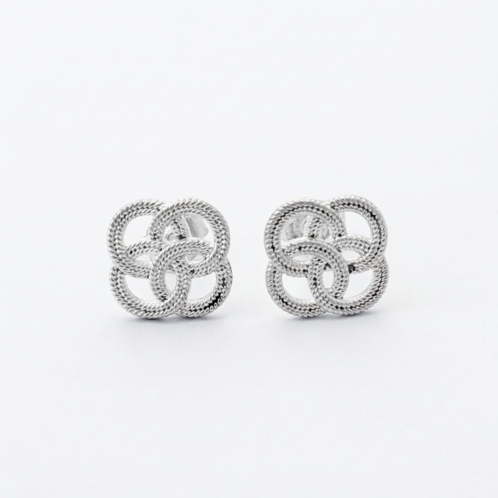 Knot Studs Silver