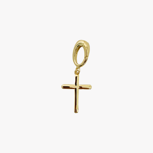 Gold Cross Charm- Small