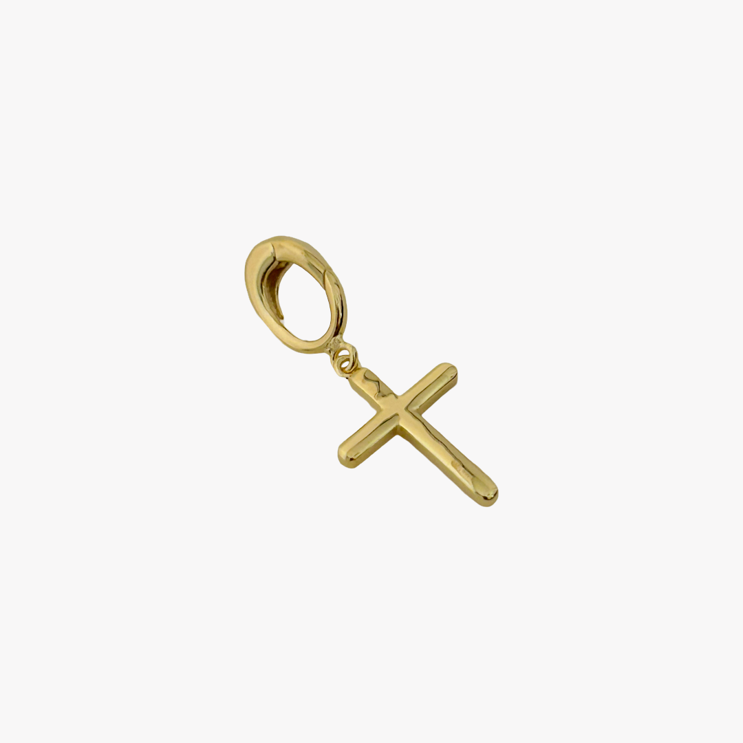 Gold Cross Charm- Small