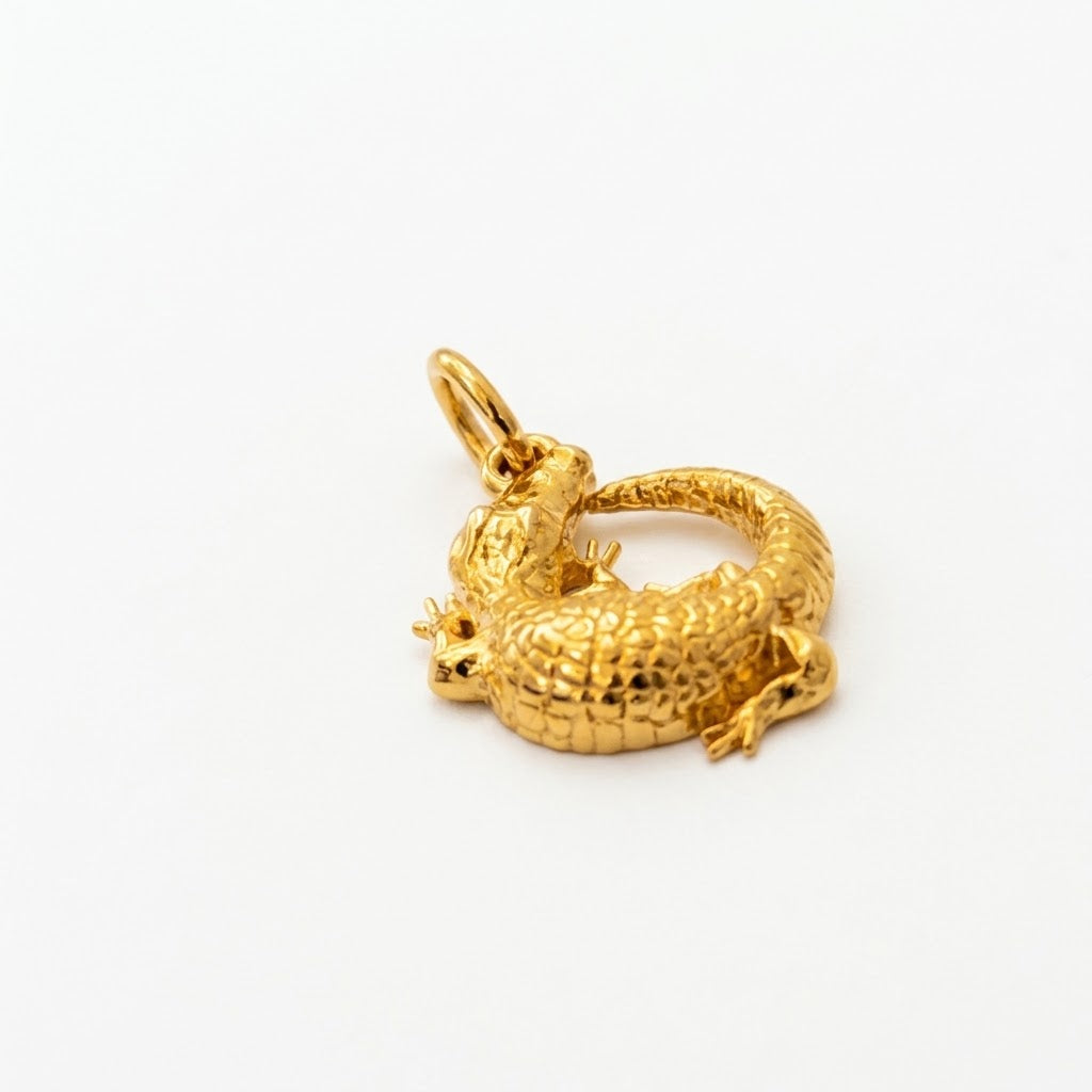 Alligator shell Charm- Small