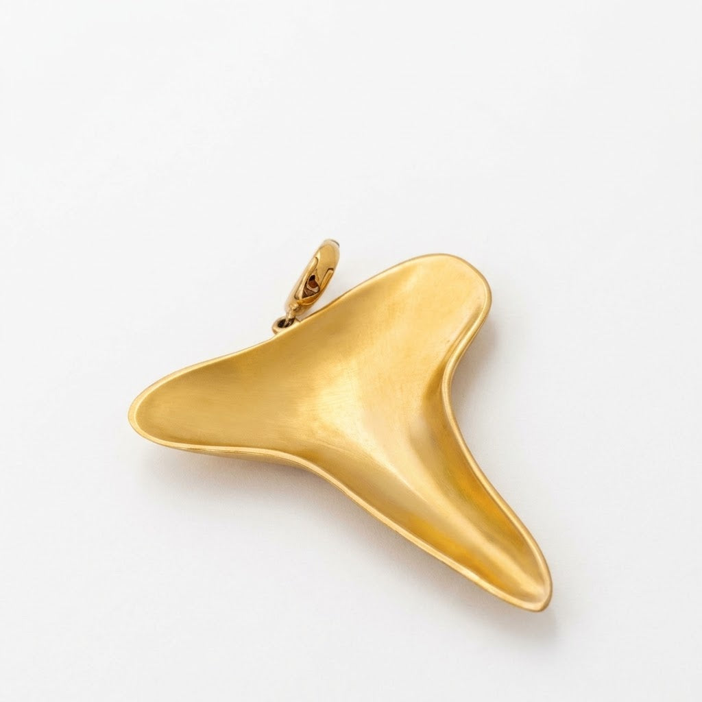 Shark Tooth Charm- Large Holllow